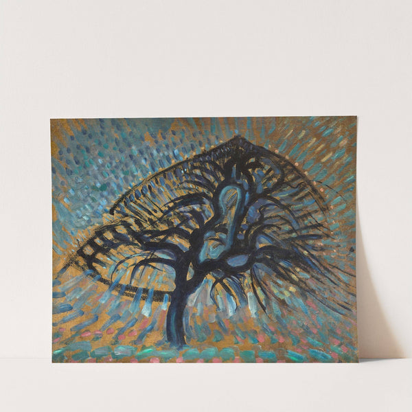 Apple Tree, Pointillist Version by Piet Mondrian