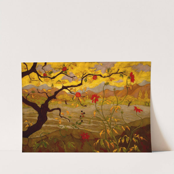 Apple Tree with Red Fruit by Paul Ranson