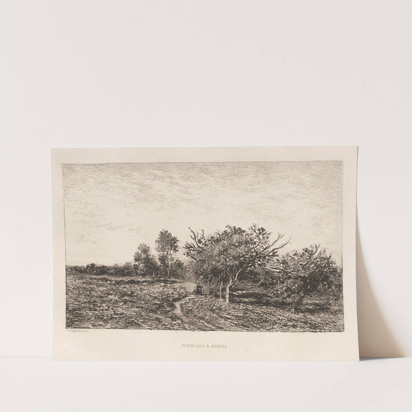Apple Trees at Auvers (Pommiers à Auvers) (1877) by Charles François Daubigny