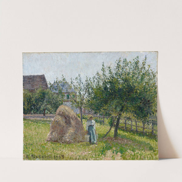 Apple Trees in Eragny, Sunny Morning (1903) by Camille Pissarro