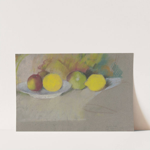 Apples and lemons (ca 1909-1910) by August Macke