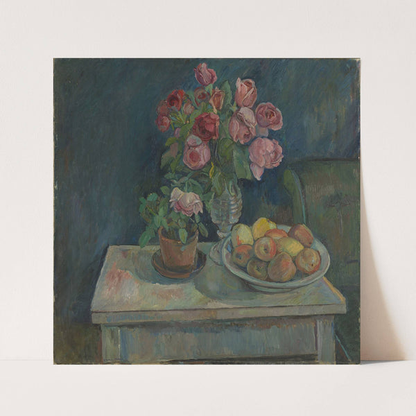 Apples and Roses (1917) by Oluf Wold-Torne