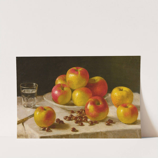 Apples On A Table (1867) by John F. Francis