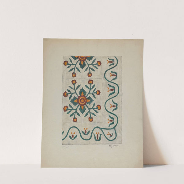 Applique Bedspread by Mary Berner