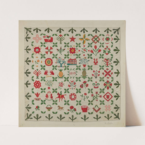 Applique Quilt by Margaret Concha