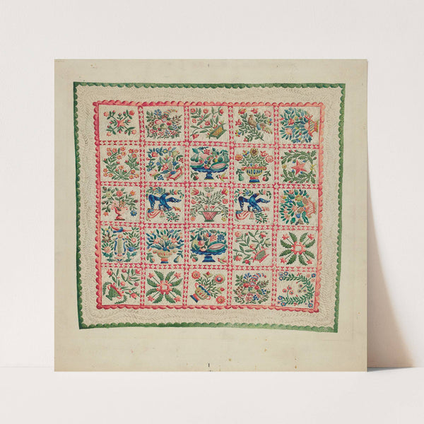 Applique Quilt by Marian Curtis Foster