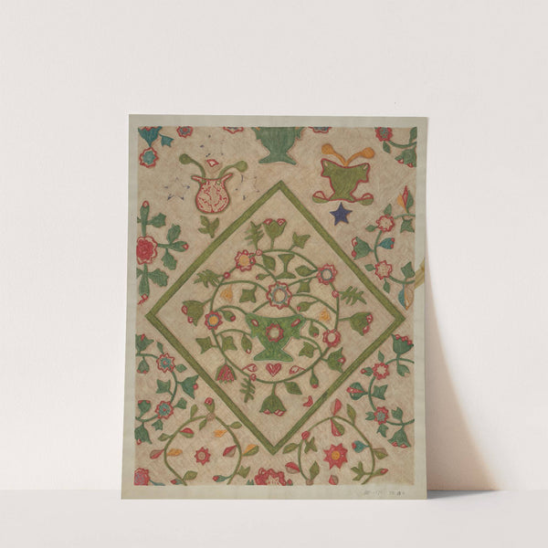 Applique Quilt by Mildred E. Bent