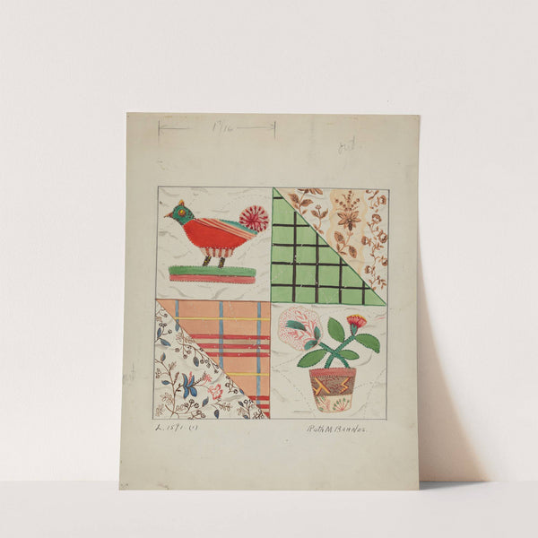 Applique Quilt by Ruth M. Barnes