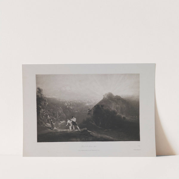 Approach of the Archangel Michael (Book 11, Line 226) (1824–1827) by John Martin