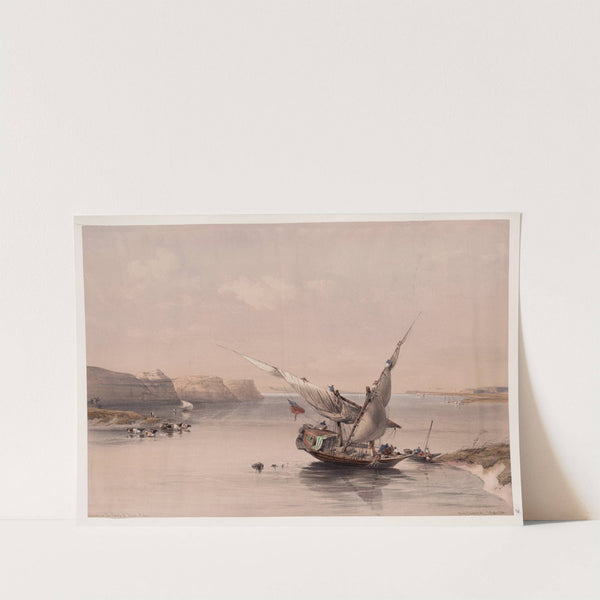 Approach to the Fortress of Ibrim. (1846-1849) by David Roberts