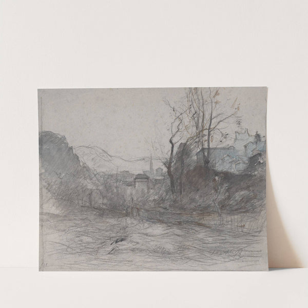 Approaching Morestal (c. 1845) by François-Auguste Ravier