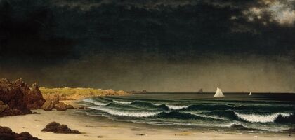 Approaching Storm- Beach near Newport