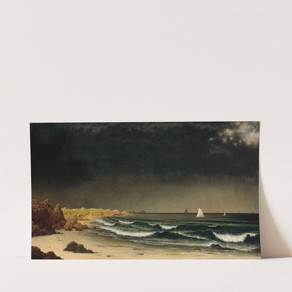 Approaching Storm- Beach near Newport (1861 - 1862) by Martin Johnson Heade