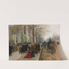 Après L’office À L’église De La Sainte Trinité, Noël 1890 (1890) by Jean Béraud