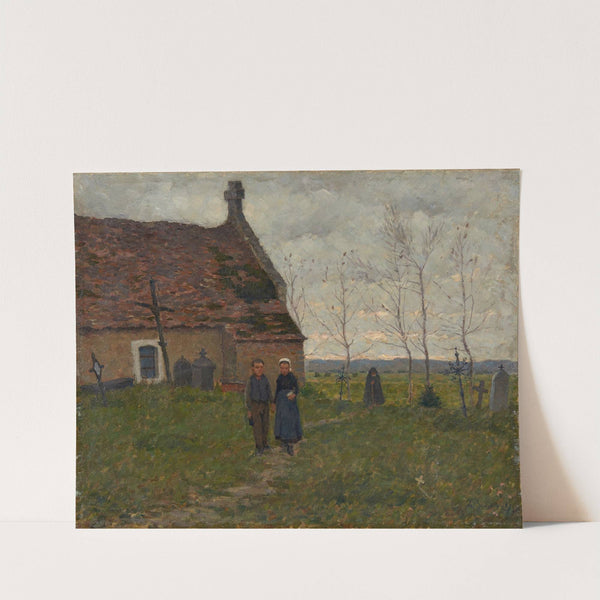 Après l'office by Henri Le Sidaner