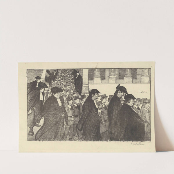 Après trente ans de République, les petits foraux ou l’espoir de la patrie (1901) by Théophile Alexandre Steinlen