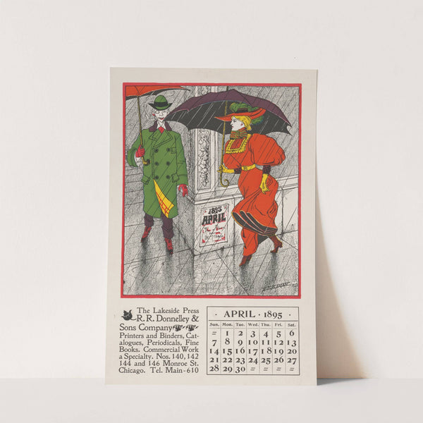 April 1895. Printers, and binders, catalogues, periodicals, fine books by Ralph Meriman
