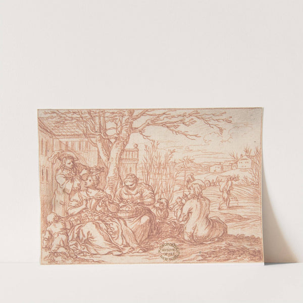 April (one of a series representing the labors of the months) by Jonas Umbach