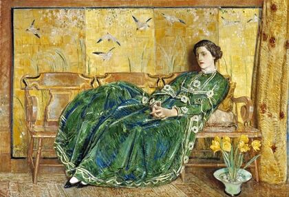 April, (The Green Gown)