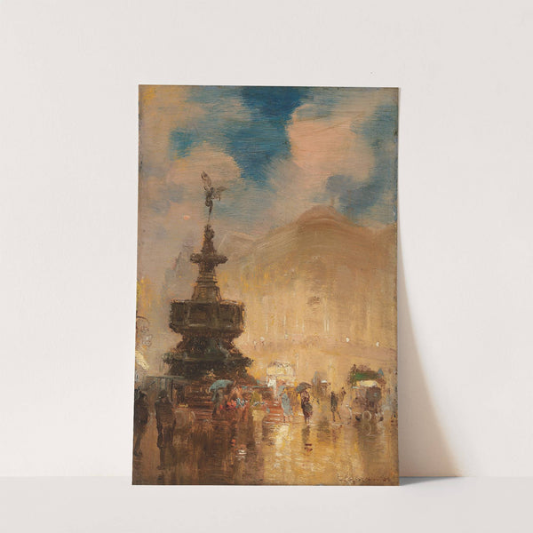 April Weather, Piccadilly Circus by George Hyde Pownall