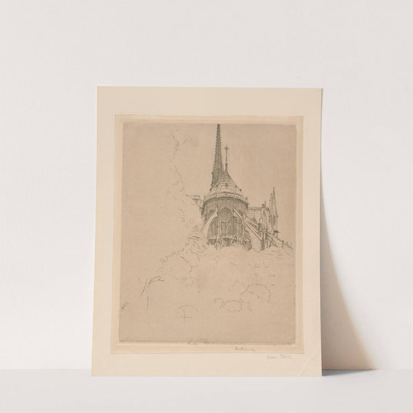 Apse of Notre-Dame de Paris Cathedral, state III (1902) by Józef Pankiewicz