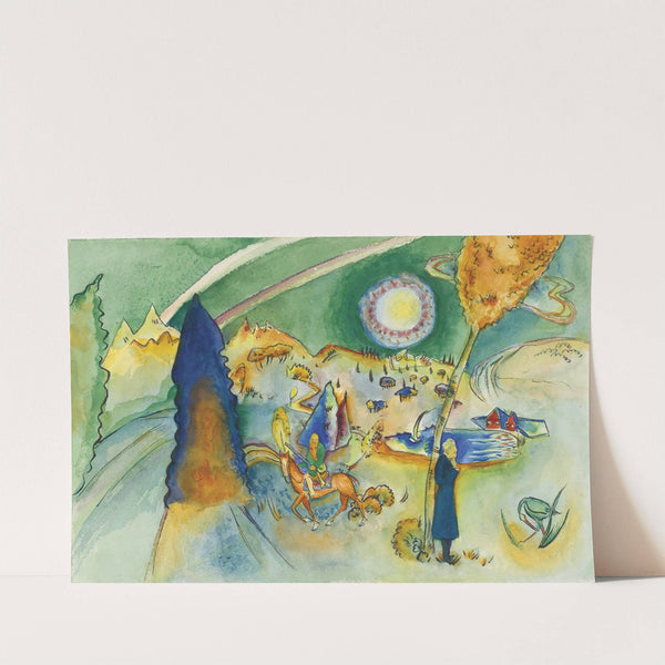 Aquarell für Poul Bjerre by Wassily Kandinsky