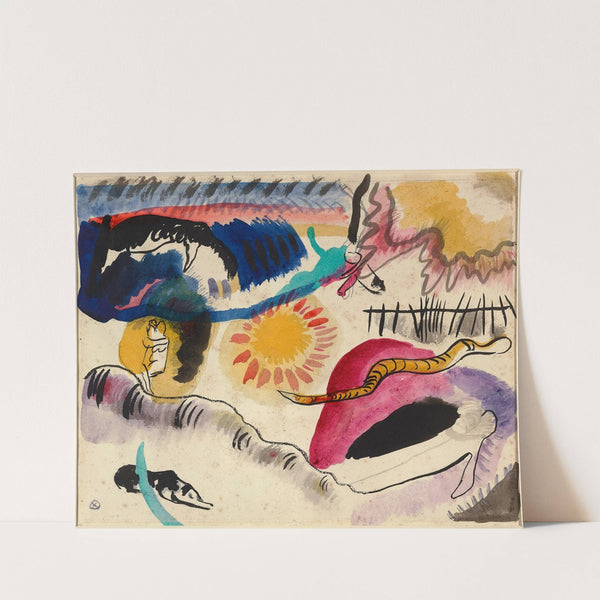 Aquarell Nr. 3 (Liebesgarten) by Wassily Kandinsky