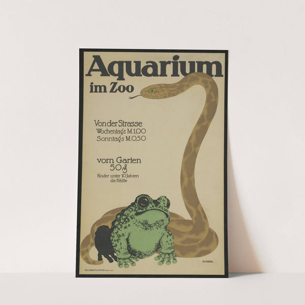 Aquarium im Zoo (1913) by Julius Klinger