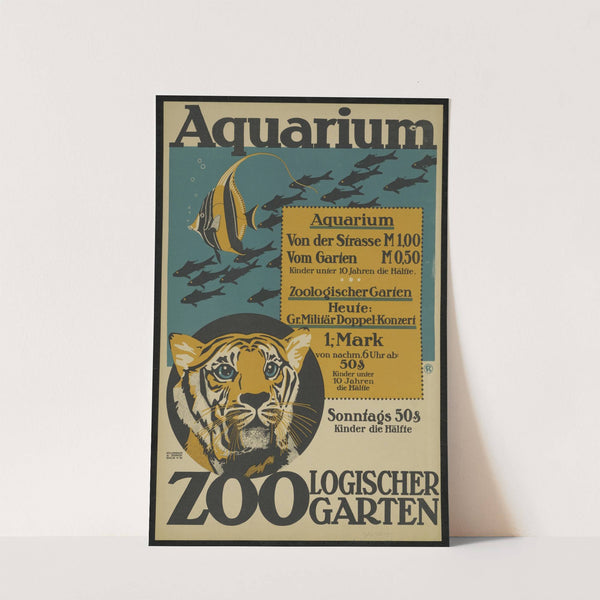 Aquarium Zoologischer Garten (1913) by Julius Klinger