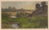 Aquatic landscape near Trzebnica (1850-1881)