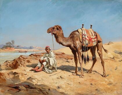 Arab in the desert