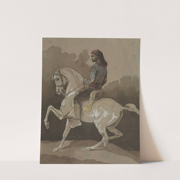 Arab on Horseback by Horace Vernet