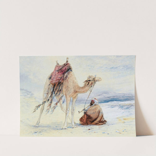 Arab with a Camel by Elijah Walton
