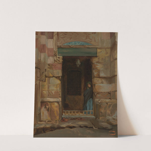 Arab Woman in a Doorway (1870) by Jean-Léon Gérôme