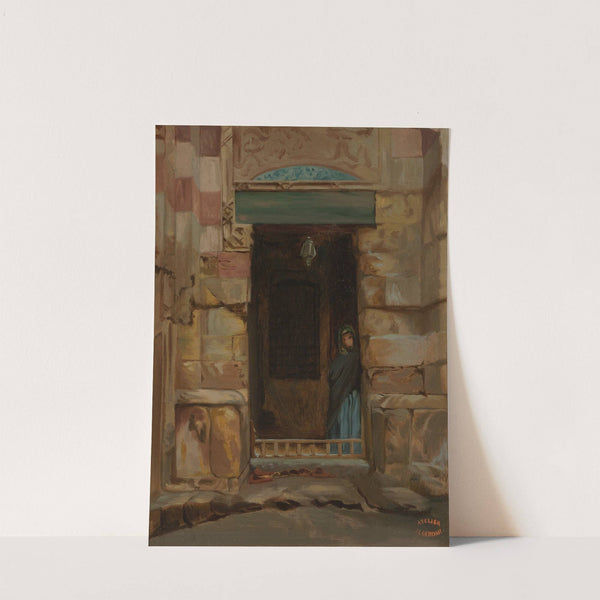 Arab Woman in a Doorway (1870) by Jean-Léon Gérôme