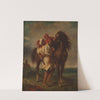 Arabe sellant son cheval (1900) by Georges Décôte