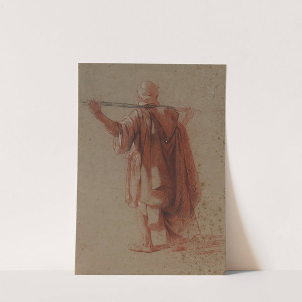 Arabe vu de dos by Louis-François Cabanes