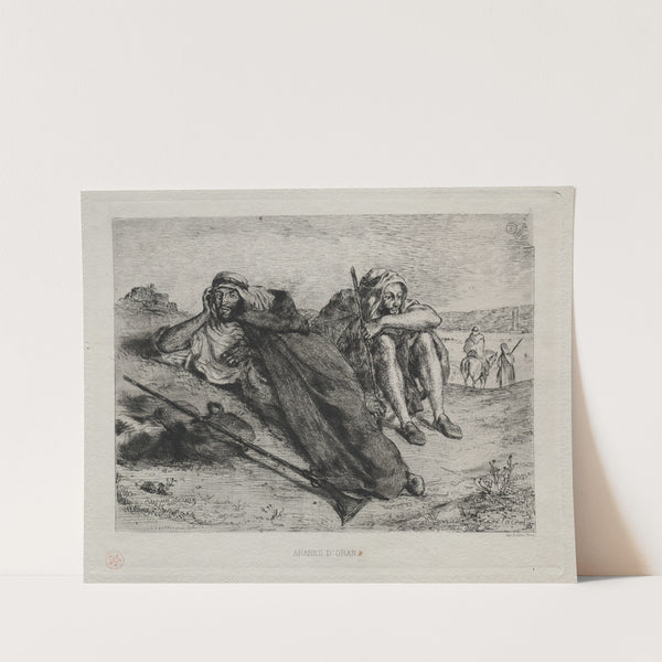 Arabes d’Oran (1833) by Eugène Delacroix