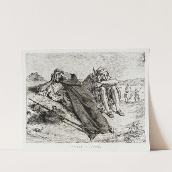 Arabes d’Oran (1833) by Eugène Delacroix