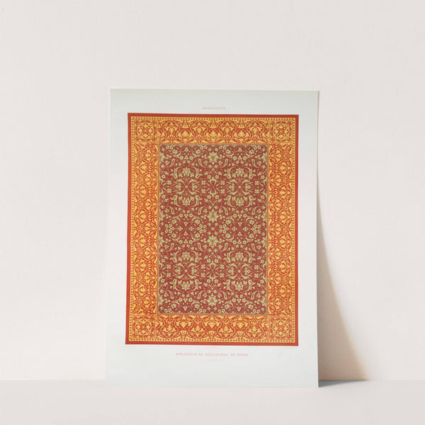 Arabesques; applications de découpures en papier (fin du XVIIIe. siècle) by Émile Prisse d'Avennes