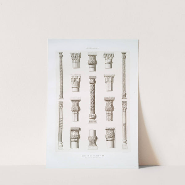 Arabesques; colonnes et piliers, ensembles et détails by Émile Prisse d'Avennes