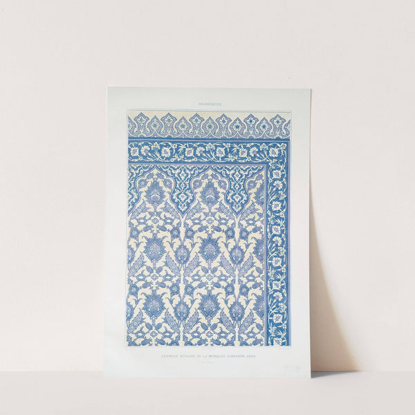 Arabesques; faïences murales de la mosquée d'Ibrahym Agha (XVIe. siècle); 2 by Émile Prisse d'Avennes