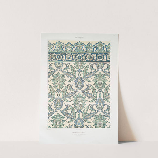 Arabesques; faïences murales; du tékyeh des derwiches (XVIIe. siècle) by Émile Prisse d'Avennes