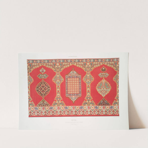 Arabesques; Heitha; tenture de revêtement des lambris (XVIIIe. siècle) by Émile Prisse d'Avennes