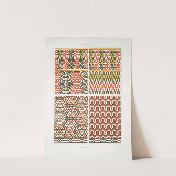 Arabesques; mosaïques murales (XIIe. & XIVe. siècles) by Émile Prisse d'Avennes