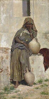 Arabian Woman At A Fountain