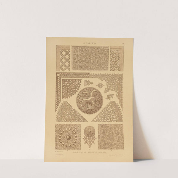 Arabisch – Holz- und Metall-Verzierungen (1887) by Heinrich Dolmetsch