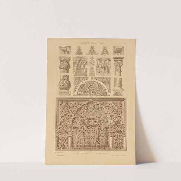 Arabisch-Maurisch – Architektonische Verzierungen (1887) by Heinrich Dolmetsch
