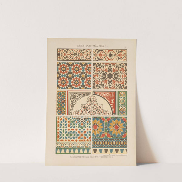 Arabisch-Maurisch – Mosaikarbeiten und Glasirte Thonarbeiten (1887) by Heinrich Dolmetsch