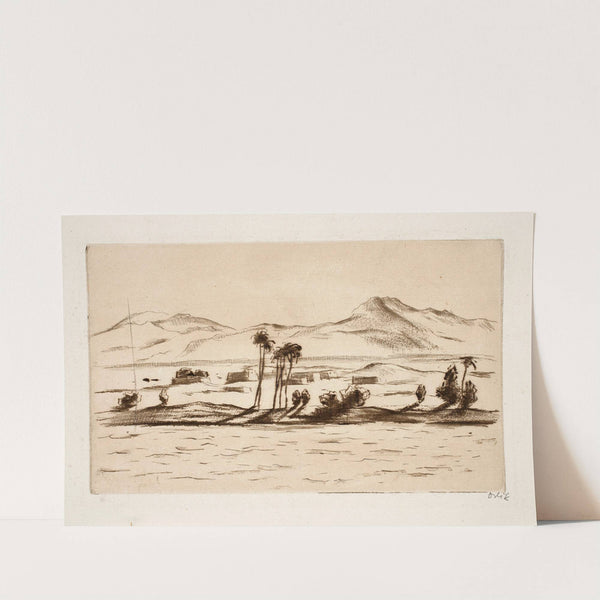 Arabische Landschaft (1912) by Emil Orlik